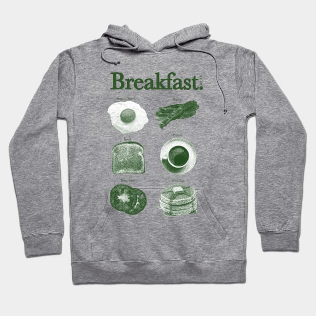 Breakfast food Hoodie by BKArt